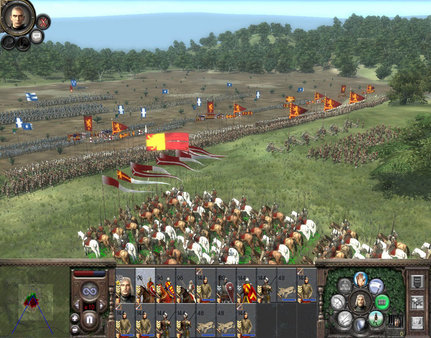 Une bataille rangée dans Total War Medieval II